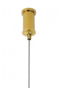 LUSTRA CU LED-URI RING SLIM 40, AURIU, DIN METAL, STIL MODERN - Img 5