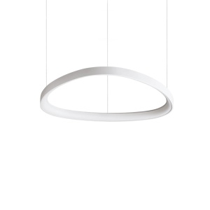LUSTRA GEMINI SP D061 DALI/PUSH, 61CM, ALB, DIN METAL SI POLICARBONAT, STIL MODERN