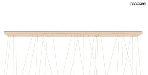 LUSTRA LIBERTY LINE 8 GOLD, CONFECTIONATA DIN STICLA SI METAL, STIL MODERN - Img 7