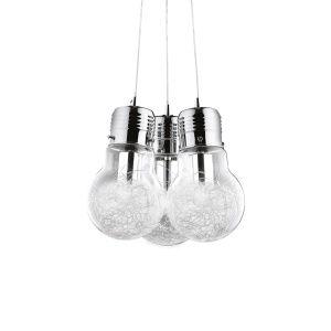 LUSTRA LUCE MAX SP3, CROM, DIN STICLA, STIL MODERN - Img 2