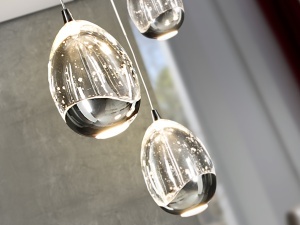 LUSTRA/PLAFONIERA SCHULLER, ROCIO, 25 CM, CROM/TRANSPARENT, DIN STICLA SI METAL, STIL MODERN - Img 2