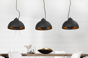 LUSTRA STUDIO 3 36228 NEGRU/AURIU DESIGN VINTAGE - Img 2