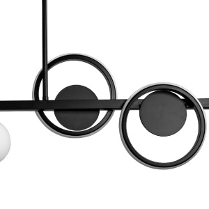 Lustra Tavan LED APP1199-CP BLACK - Img 3