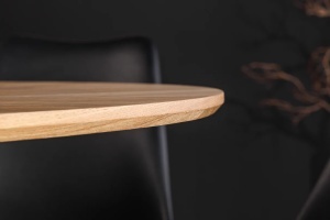 MASA DE DINING ROTUNDA, ATELIER 120CM, FURNIR LEMN DE STEJAR SI METAL, ASPECT NATUR, ARTIM GROUP SELECTION - Img 4