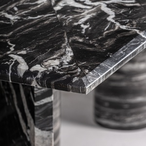 MASA DEOSEBITA, GAUTBY 240CM, DIN MARMURA NEAGRA, VICAL HOME SELECTION - Img 3