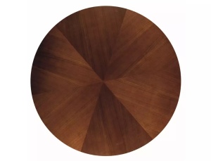 MASA DINING 100cm, EFECT DE MARMURA STEJAR/NEGRU MAT, DIN MDF LAMINAT, STIL MODERN - Img 4