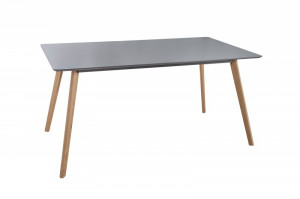 MASA DINING 160CM SCANDINAVIA 36305 DIN LEMN SI MDF DESIGN SCANDINAV - Img 6