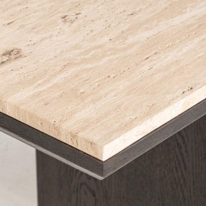 MASA DINING, CLAREMONT 230CM, FURNIR SI TRAVERTIN, MARO/BEJ, RICHMOND INTERIORS - Img 6