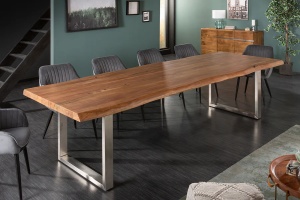 MASA DINING DIN LEMN, MAMMUT 300CM, DIN LEMN SALCAM, DESIGN INDUSTRIAL