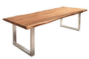 MASA DINING DIN LEMN MASIV, MAMMUT 200CM, DESIGN INDUSTRIAL, COD 40127 + 38794 - Img 7