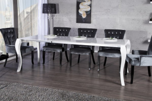 MASA DINING EXTENSIBILA ALB LUCIOS BAROCCO 20053 - DESIGN VINTAGE