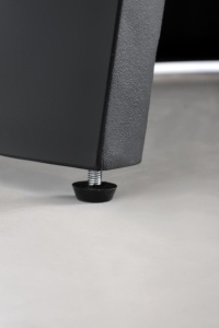 MASA DINING EXTENSIBILA STIL GIACOMO, 180-240 CM, NATURAL/NEGRU, DIN MDF FURNIRUIT SI METAL, STIL MODERN - Img 6