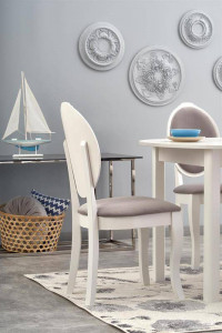 MASA DINING EXTENSIBILA STIL RINGO, ALBA, 102/142 CM, DIN MDF SI FURNIR, STIL CLASIC - Img 6