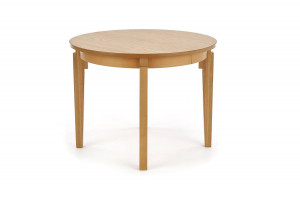 MASA DINING EXTENSIBILA STIL SORBUS, STEJAR MIERE, 100/200 CM, DIN MDF SI LEMN MASIV, STIL CLASIC - Img 5