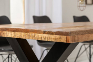 MASA DINING, IRON CRAFT 200CM, LEMN MASIV DE MANGO SI METAL, ARTIM GROUP SELECTION - Img 4