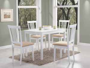 MASA DINING/LIVING FIORD, 70x110, ALB, LEMN SI MDF, STIL SCANDINAV, SIGNAL - Img 1