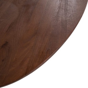 MASA DINING ROTUNDA RUSSO, 214320, 140Ø, LEMN DE MAANGO, MDF, TRAVERTIN, MARO, STIL MODERN - Img 5