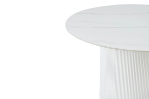 MASA DINING ROTUNDA, UNIQUE, 120CM, CADRUL CERAMIC SI BLAT DIN MARMURA, ARTIM GROUP SELECTION - Img 4