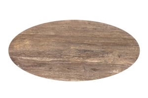 MASA DINING, RUSSO 235CM, TRAVERTIN SI METAL, BEJ/MARO, RICHMOND INTERIORS - Img 7