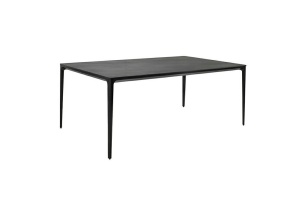 MASA DINING SLIM 140 NEAGRA, CONFECTIONATA DIN CERAMICA SI ALUMINIU, STIL MODERN