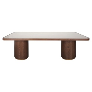 MASA DINING, WILLOX 235CM, LEMN, METAL SI STICLA, MARO/BEIGE, RICHMOND INTERIORS - Img 2