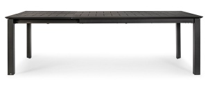 MASA EXTENSIBILA DE GRADINA KONNOR NEAGRA, CONFECTIONATA DIN ALUMINIU, STIL MODERN - Img 4