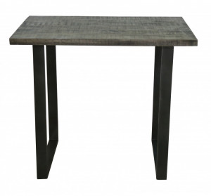 MASA PENTRU BAR 120CM, IRON CRAFT MANGO, COD 38667, DESIGN VINTAGE INDUSTRIAL - Img 2