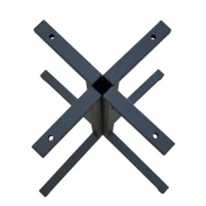 MASA PENTRU CAFENEA, 68x68 CM, STEJAR SONOMA/NEGRU, DIN PAL LAMINAT SI OTEL, ARTIM GROUP SELECTION - Img 2
