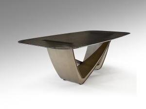 MASA SUFRAGERIE, GENESIS 240CM, METAL SI STICLA, DESIGN MODERN, SCHULLER - Img 7