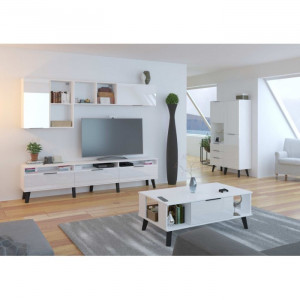 MASUTA CAFEA SVEN 05 DIVERSE VERSIUNI DIN PLACI LAMINATE SI LEMN VLD - Img 5