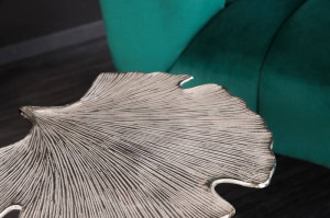 MASUTA DE CAFEA 53CM, GINKO, DIN METAL DE CULOARE ARGINTIE, COD 41790, DESIGN MODERN - Img 2