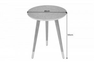 MASUTA DE CAFEA, ALCASAR 50CM, METAL SI LEMN, CUPRU, COD 43354, MODEL DEOSEBIT - Img 5