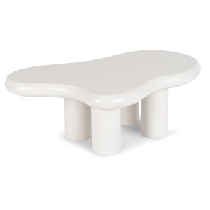 MASUTA DE CAFEA, ARTIM MEBLE, REALIZAT DIN MDF, CULOARE ALBA, STIL MODERN - Img 4