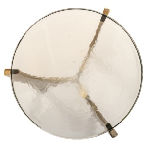 MASUTA DE CAFEA AVERY GOLD 33Ø, 825259, CONFECTIONATA DIN ALUMINIU SI STICLA, STIL MODERN - Img 2