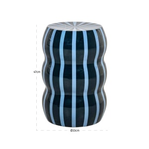 MASUTA DE CAFEA BOYD, 214042, ALBASTRA, CONFECTIONATA DIN METAL, STIL MODERN - Img 4