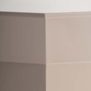MASUTA DE CAFEA, LAIVES, 65CM, CREM, REF. 37950, CONFECTIONATA DIN MDF SI METAL, VICAL , REALIZATA MANUAL, STIL MODERN - Img 5