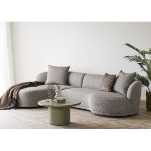 MASUTA DE CAFEA NAGANO 80CM, DIN MDF, CULOARE VERDE, HOUSE NORDIC - Img 5