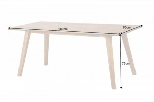 MASUTA DE GRADINA ,BALI 180CM, COD 40940, DIN LEMN MASIV DE SALCAM - Img 2