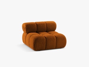 MODUL CANAPEA BELLIS, CARAMIZIU, CU TAPITERIE DIN TEXTIL BOUCLE ROLF, MICADONI - Img 2