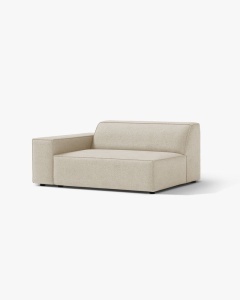MODUL CANAPEA/COLTAR JODIE, 122X99 CM, BEJ, PE STANGA, TAPITAT CU TAPITERIE DIN TEXTIL STRUCTURAT LIBERTY, MICADONI - Img 2