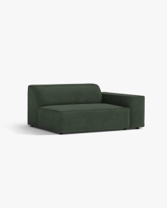 MODUL CANAPEA/COLTAR JODIE, 122X99 CM, VERDE MUSCHI, PE DREAPTA, TAPITAT CU TAPITERIE DIN TEXTIL STRUCTURAT LIBERTY, MICADONI - Img 2