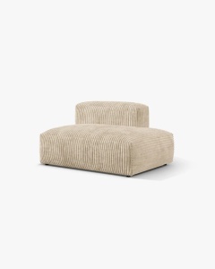 MODUL CANAPEA/COLTAR MARTINA, 133X106 CM, PE DREAPTA, BEJ DESCHIS, TAPITAT CU TAPITERIE DIN TEXTIL COORDOI TILIA, MICADONI - Img 2