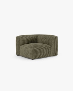 MODUL CANAPEA/COLTAR MARTINA, 76X98 CM, VERDE MUSCHI, TAPITAT CU TAPITERIE DIN TEXTIL CORDOI TILIA, MICADONI - Img 2