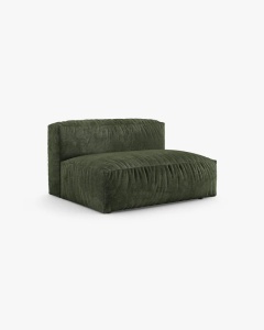 MODUL CANAPEA/COLTAR MARTINA, 90X132 CM, VERDE, TAPITAT CU TAPITERIE DIN TEXTIL CATIFEA VOGUE, MICADONI - Img 2