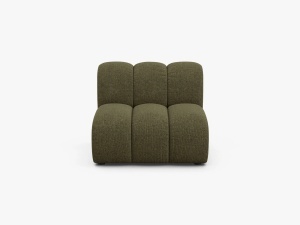 MODUL CANAPEA LUPIN, 90 CM, GRI IVERDE, CU TAPITERIE DIN TEXTIL CHENILLE EDEN, MICADONI
