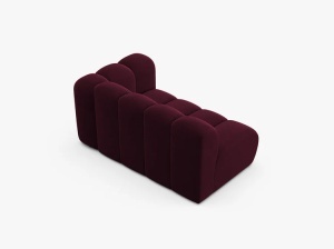 MODUL CANAPEA LUPIN, PE DREAPTA, 144 CM, VISINIU, CU TAPITERIE DIN TEXTIL CATIFEA VENUS, MICADONI - Img 3