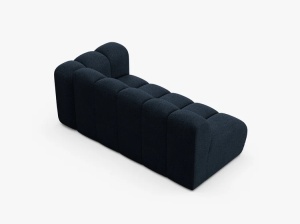 MODUL CANAPEA LUPIN, PE DREAPTA, 173 CM, ALBASTRU INCHIS, CU TAPITERIE DIN TEXTIL BOUCLE BALOO, MICADONI - Img 3