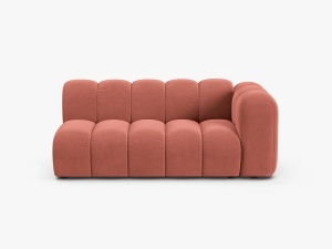 MODUL CANAPEA LUPIN, PE DREAPTA, 173 CM, CORAI, CU TAPITERIE DIN TEXTIL CATIFEA SALVADOR, MICADONI