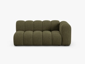 MODUL CANAPEA LUPIN, PE DREAPTA, 173 CM, VERDE, CU TAPITERIE DIN TEXTIL CHENILLE EDEN, MICADONI