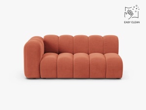 MODUL CANAPEA LUPIN, PE STANGA, 173 CM, CORAI, CU TAPITERIE DIN TEXTIL CATIFEA VENUS, MICADONI